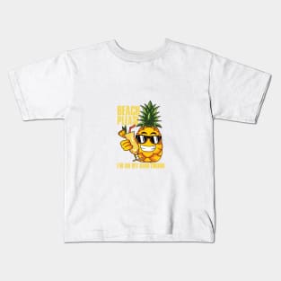 Beach Please I'm On My Honey Moon Kids T-Shirt